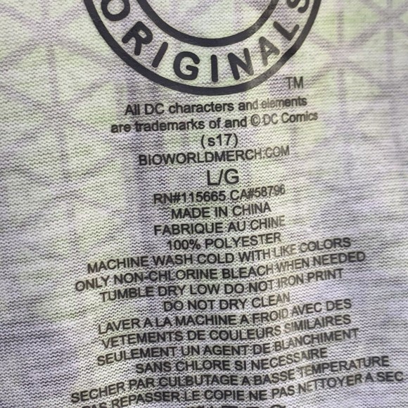 T-shirt Men's Size Large All-Over Print The Riddler DC Comics Supervillain - Picture 6 of 8